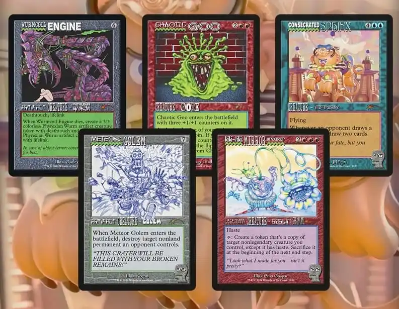 Images of all MTG cards in Secret Lair Brain Dead drop