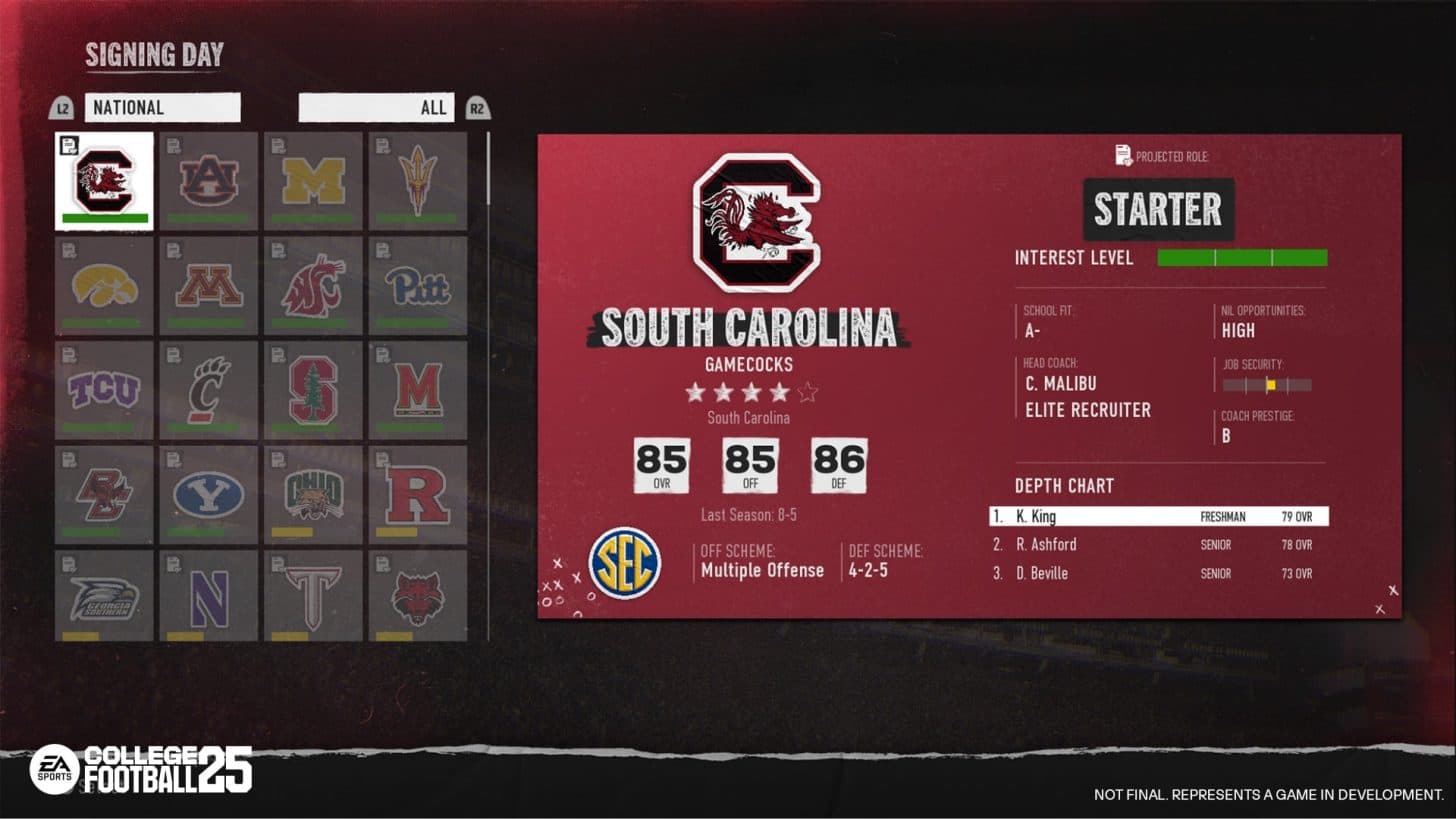 What is EA College Football 25’s Road to Glory mode?