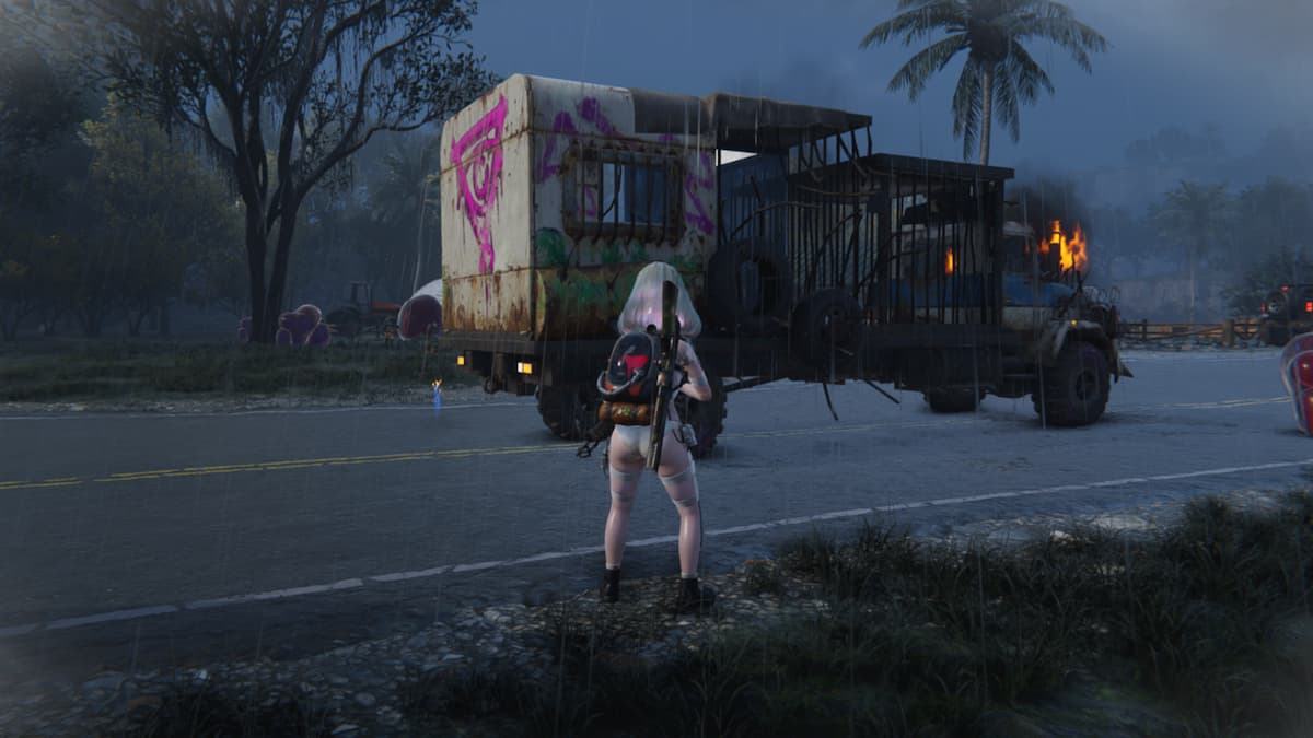 The Cargo Scramble truck in Once Human