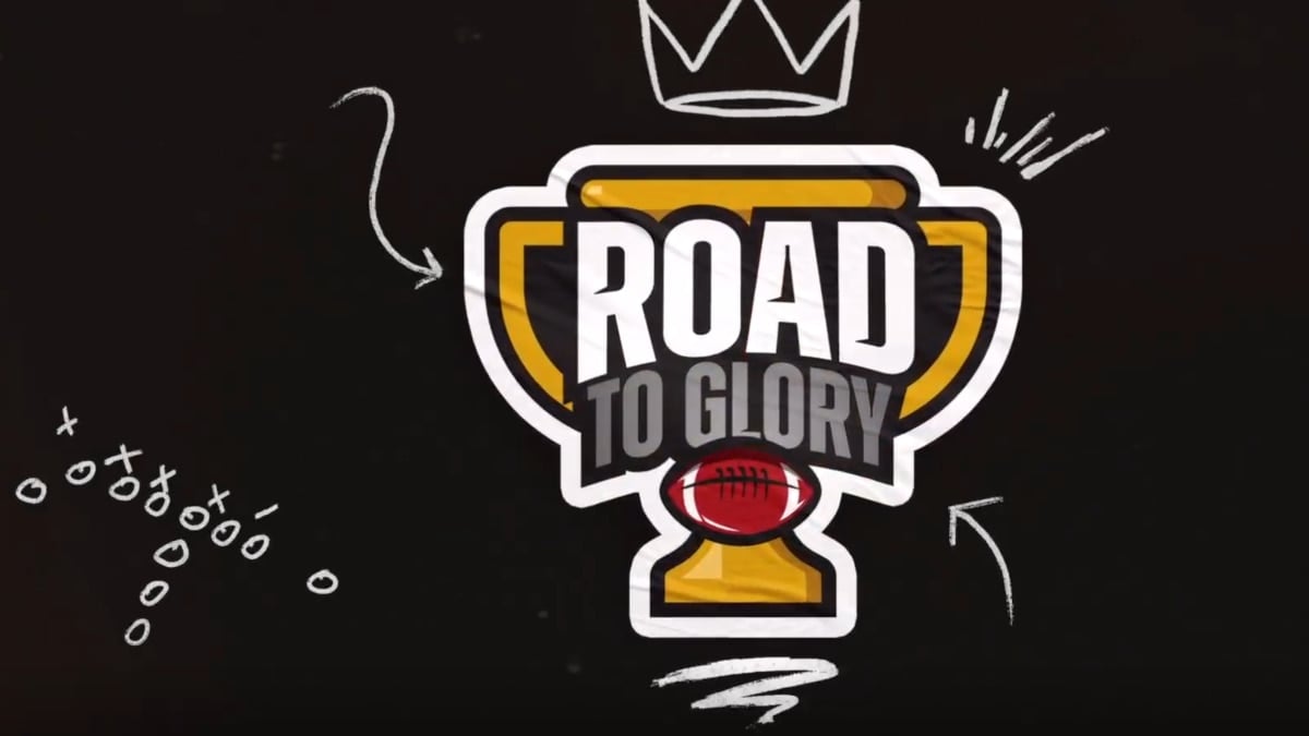 The Road to Glory loading screen in College Football 25.