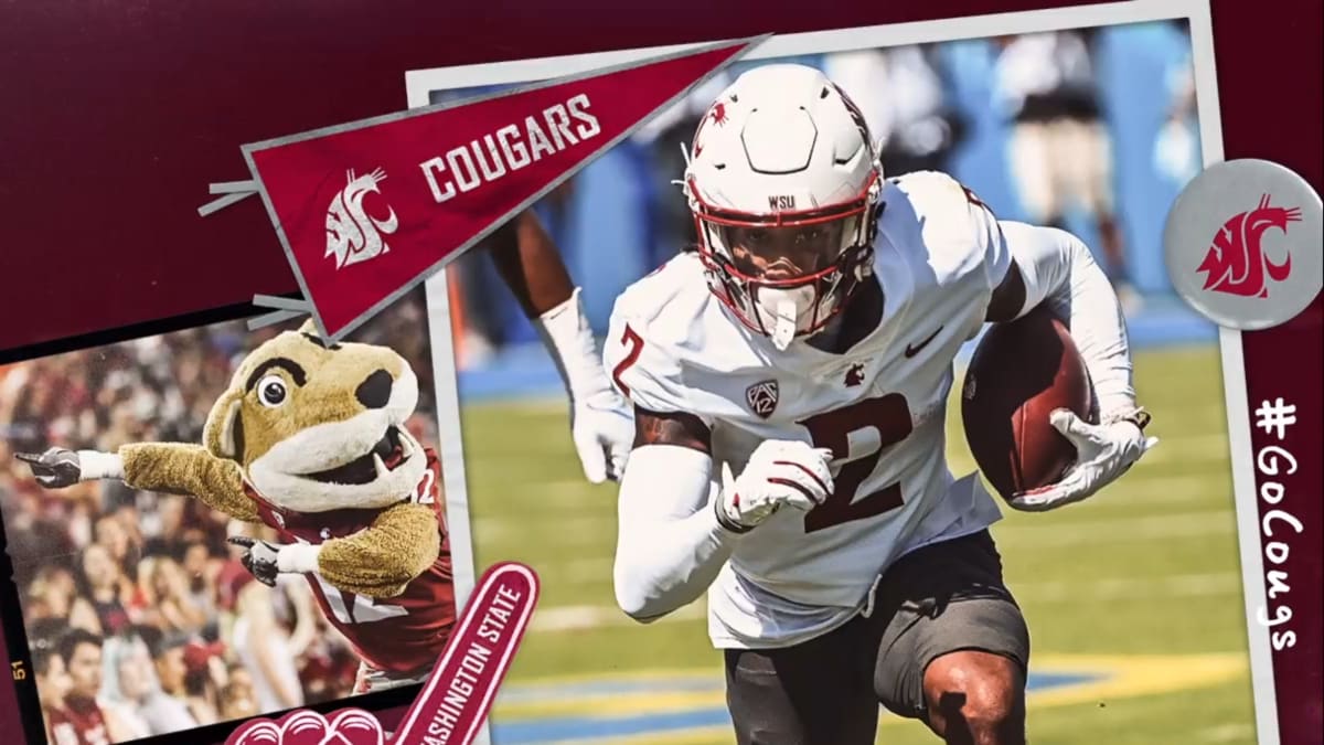 Main menu screen for Washington State Cougars in College Football 25.