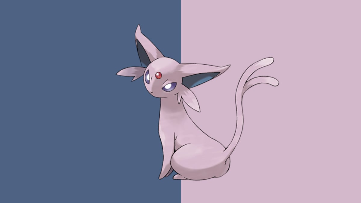 Espeon wearing a day scarf in Pokemon Go