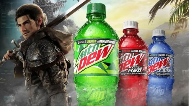 Final fantasy collaboration with Mountain Dew