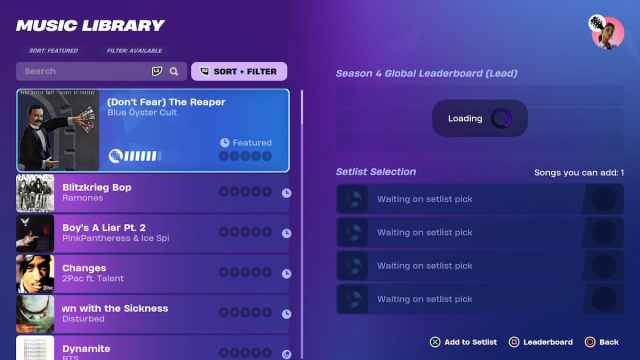 Fortnite Festival songs July 11