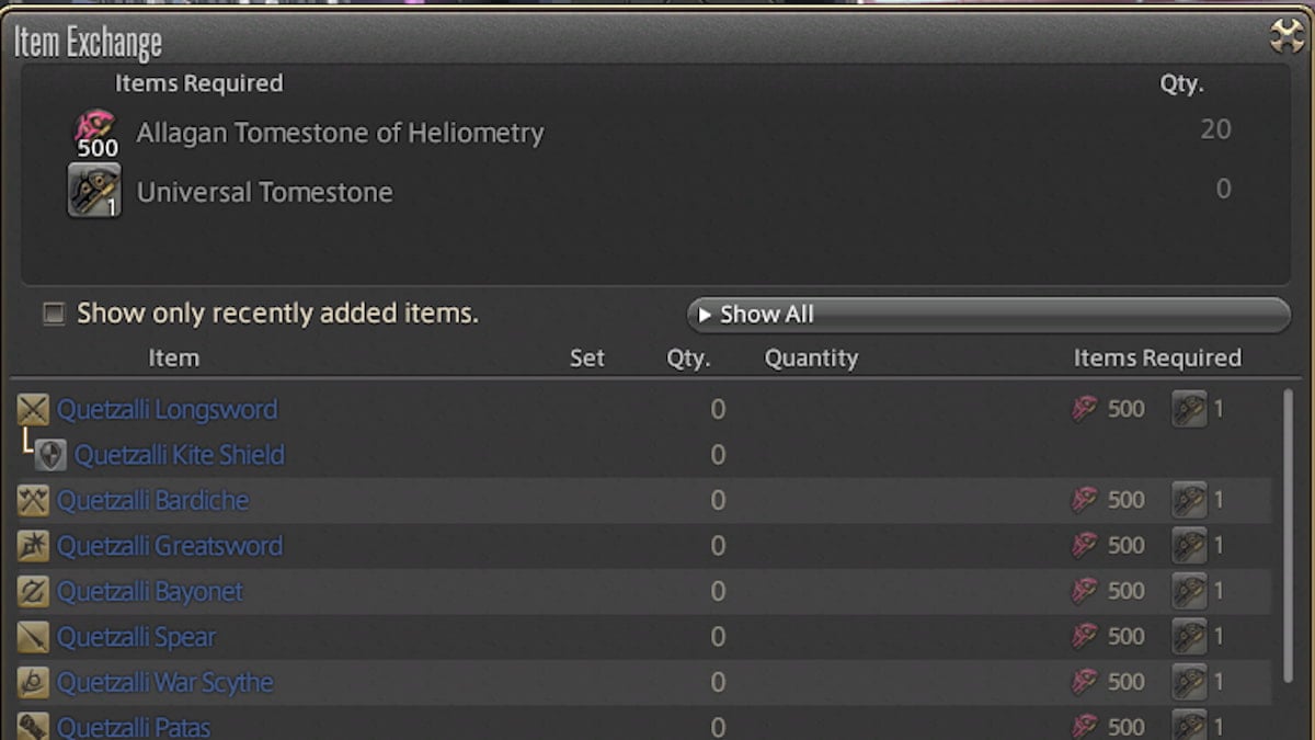 How to get Allagan Tomestones of Heliometry in Final Fantasy XIV