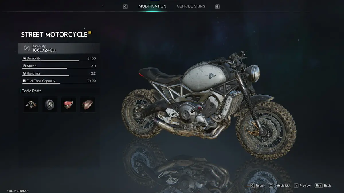 How to repair the motorcycle in Once Human