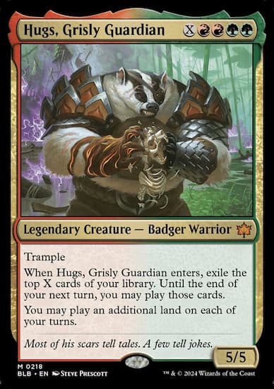 Tough looking badger is a great Gruul commander. Image via WotC