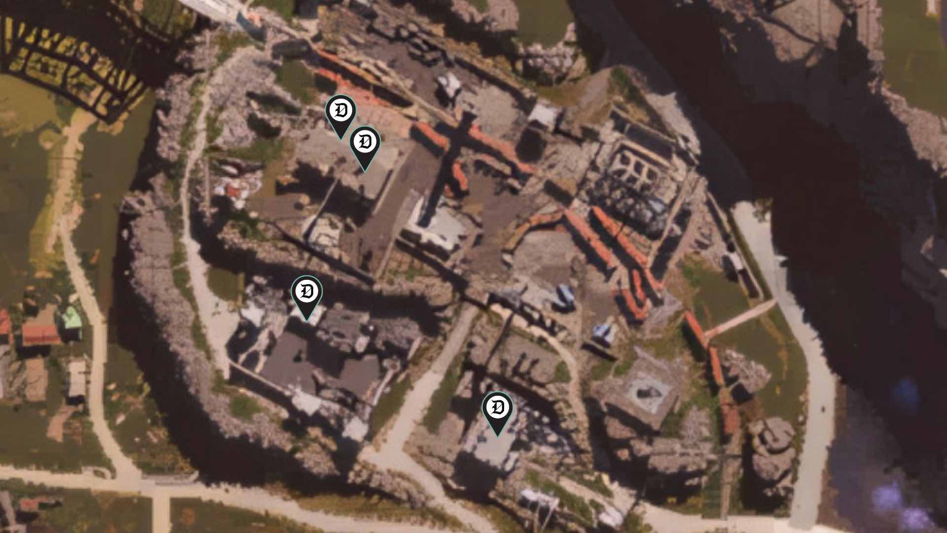A map image of the Junkyard in Once Human