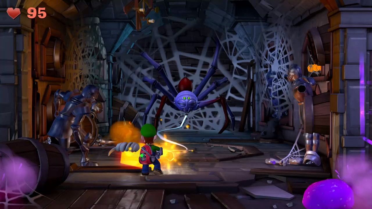 How to beat the spider boss in Luigi’s Mansion 2 HD