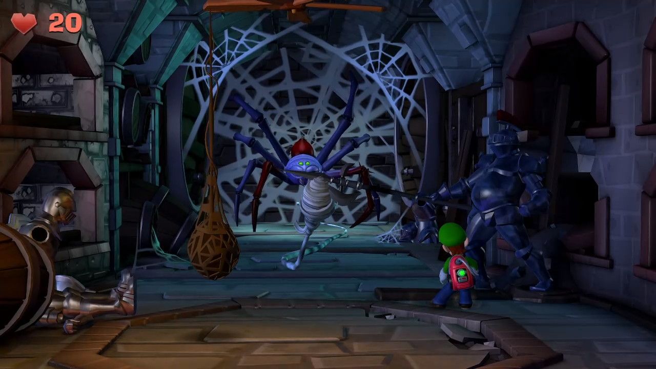 How to beat the spider boss in Luigi’s Mansion 2 HD