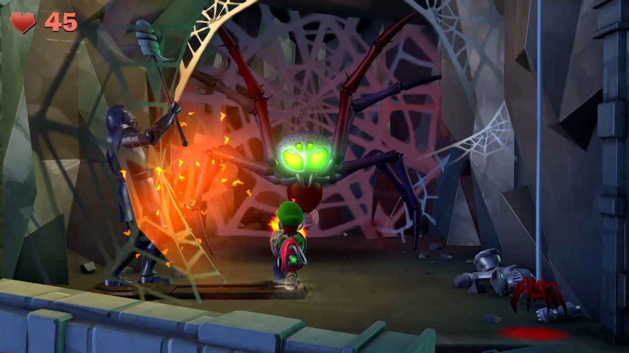 How to beat the spider boss in Luigi’s Mansion 2 HD