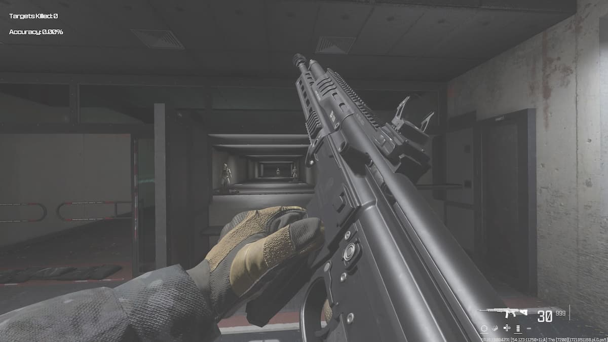 The STG44 being reloaded in the MW3 Firing Range.