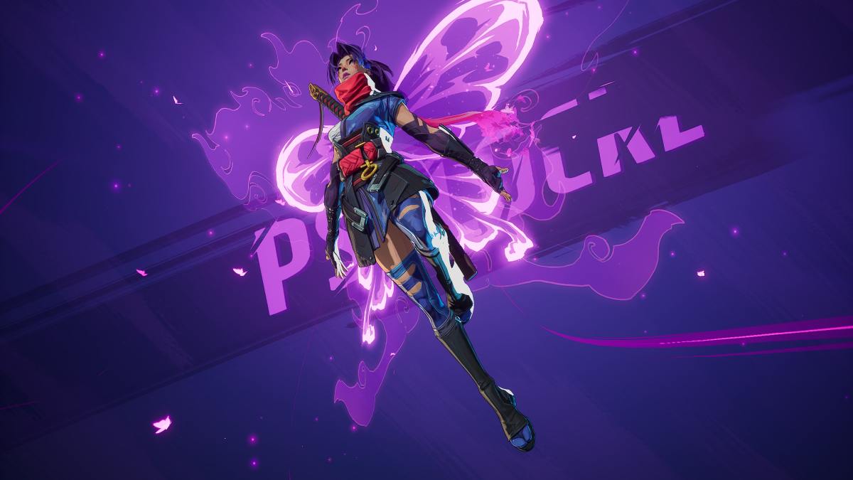 Psylocke in stylized shot with hero name for the Marvel Rivals hero menu