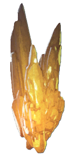 An image of an orange crystal from Flintlock.