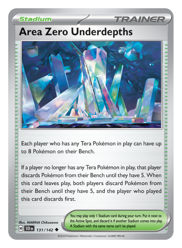 area zero underdepths english stellar crown pokemon tcg card