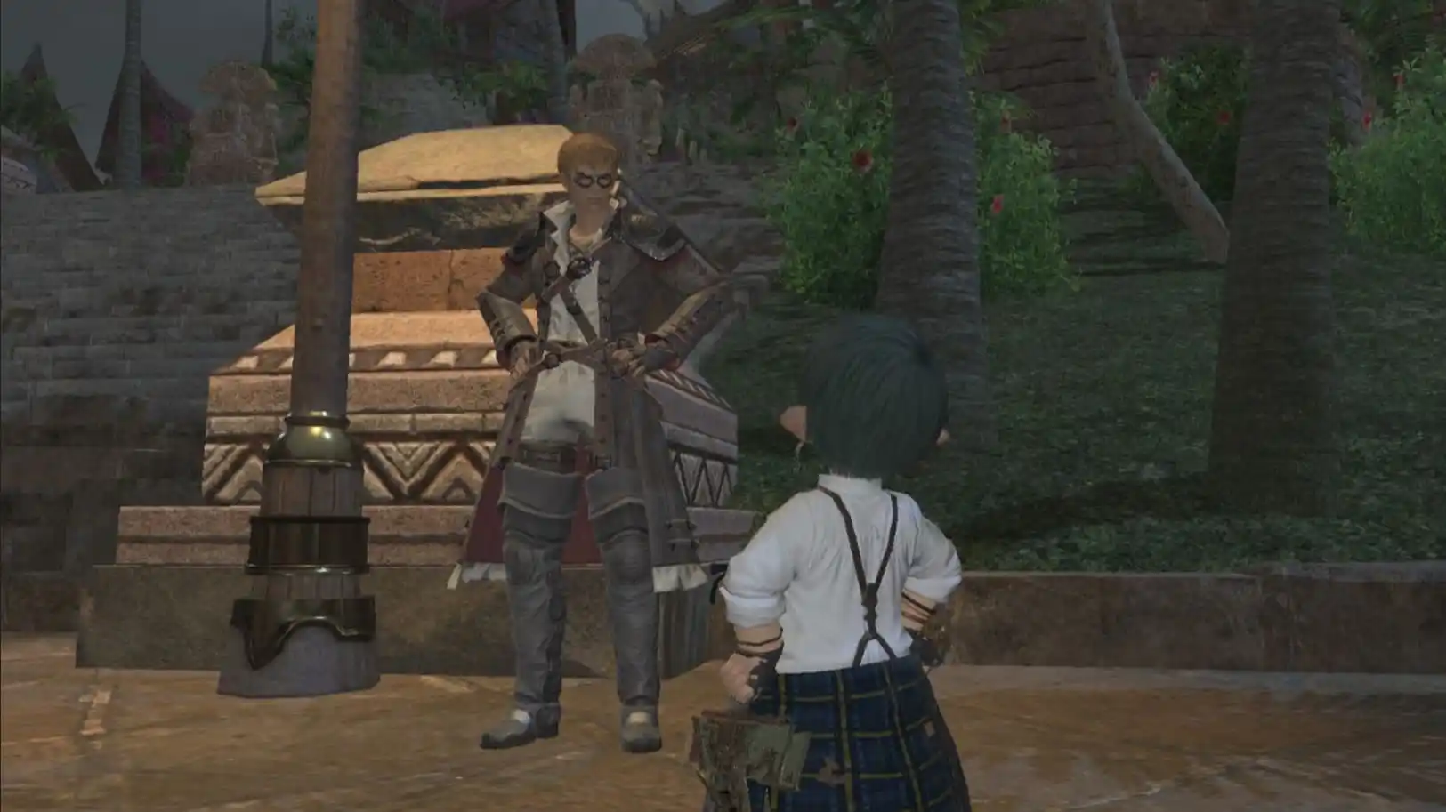 Player in Final Fantasy XIV looking at Wandering Minstrel, unlock NPC for extreme trials in Final Fantasy XIV Dawntrail.