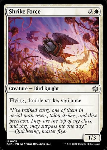 Best Bloomburrow Prerelease and Draft cards for Bird archetype