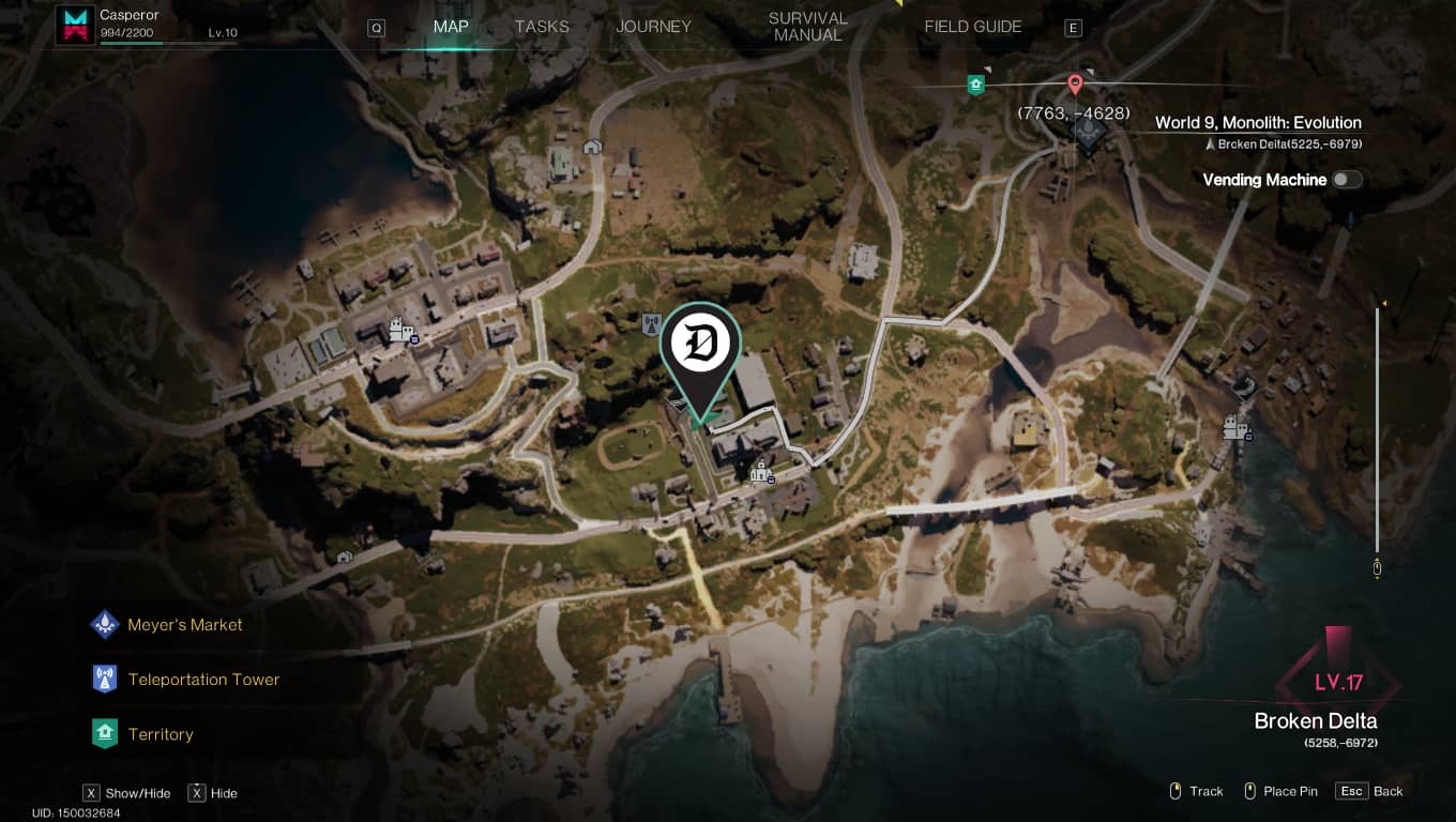 All Sunbury Middle School crate locations in Once Human