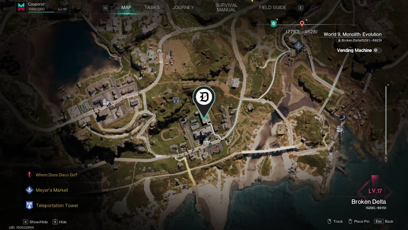 All Sunbury Middle School crate locations in Once Human