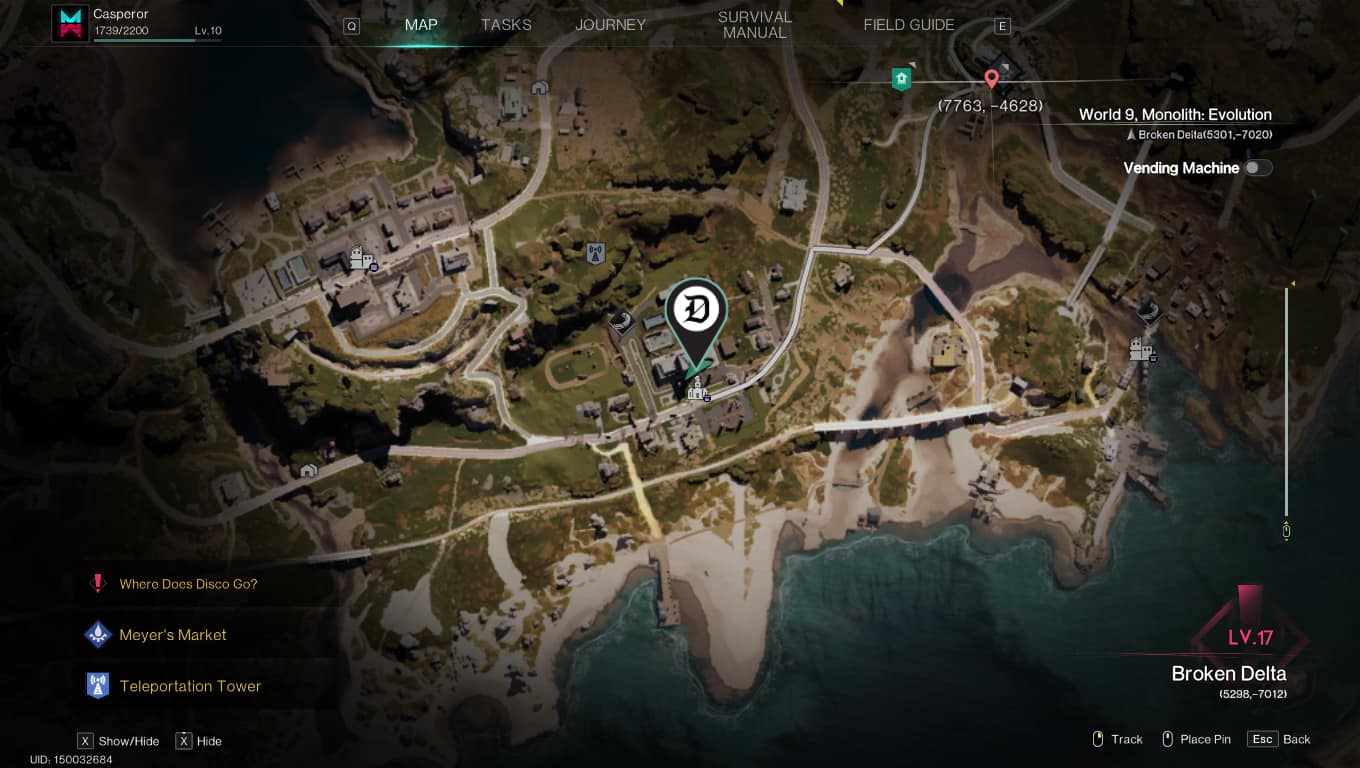 All Sunbury Middle School crate locations in Once Human