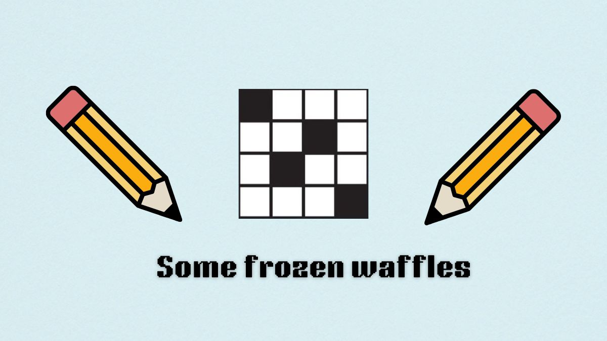 some frozen waffles nyt times clue