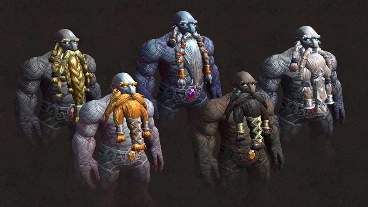 WoW The War Within Earthen Allied Race Release Date Classes Racials   WoW War Within Earthen Allied Race Customization 1 