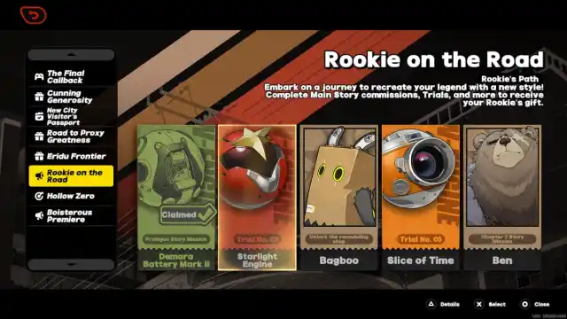 The event page for Rookie on the Road in Zenless Zone Zero.