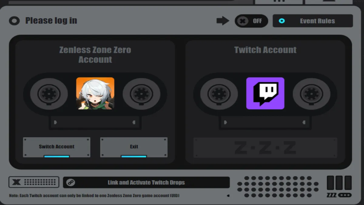 All Zenless Zone Zero (ZZZ) Twitch drops and how to claim them