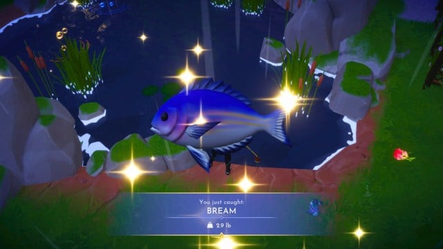 Where to catch Bream in Disney Dreamlight Valley