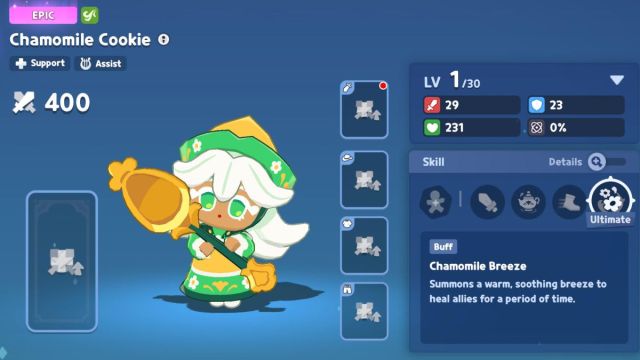 Chamomile Cookie in Cookie Run Tower of Adventures