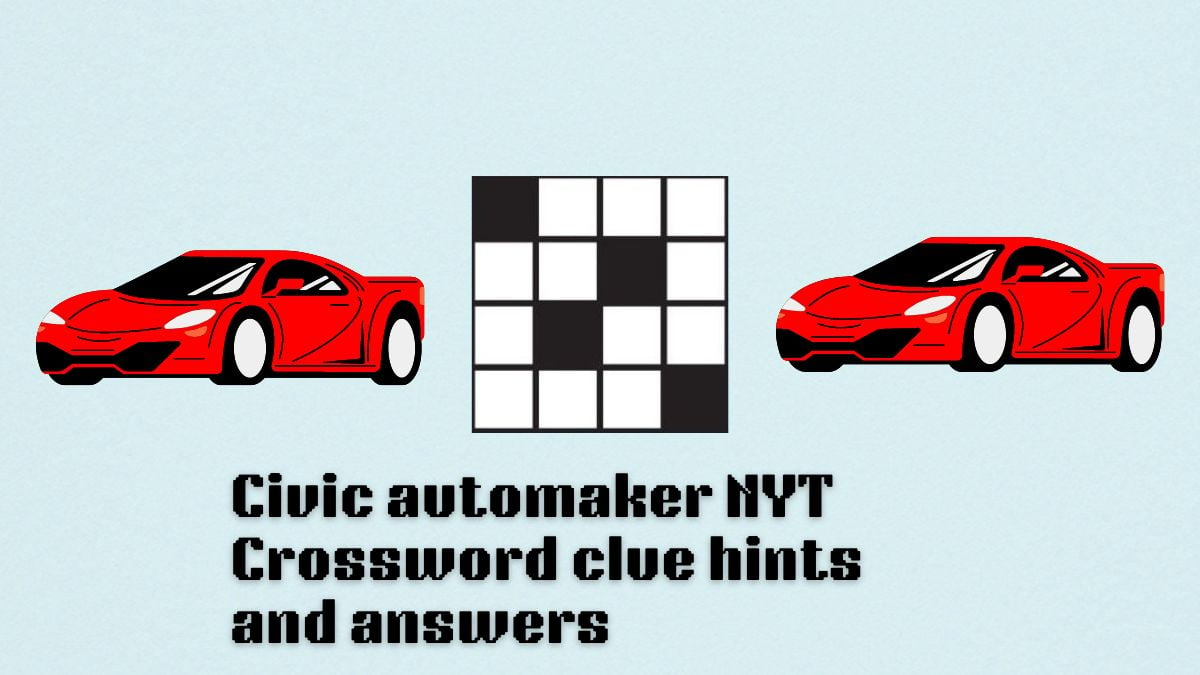 Civic automaker NYT Mini Crossword answers and hints