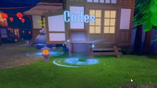 The Codes chest in Demon Soul Simulator.