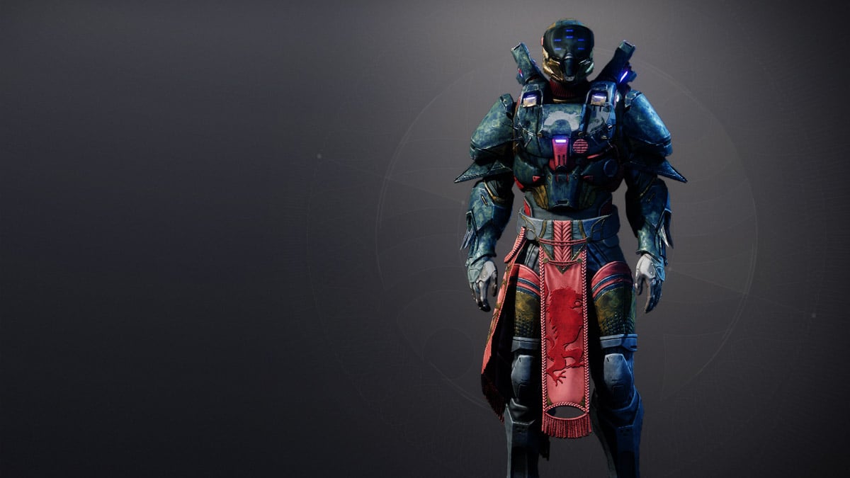 A guardian wearing the Lubraean Luxury shader in Destiny 2.