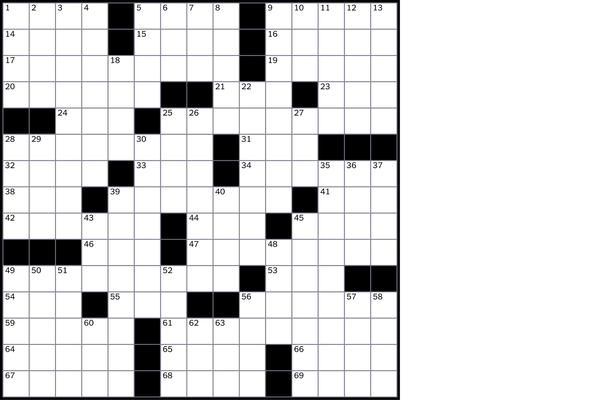 NYT blank crossword