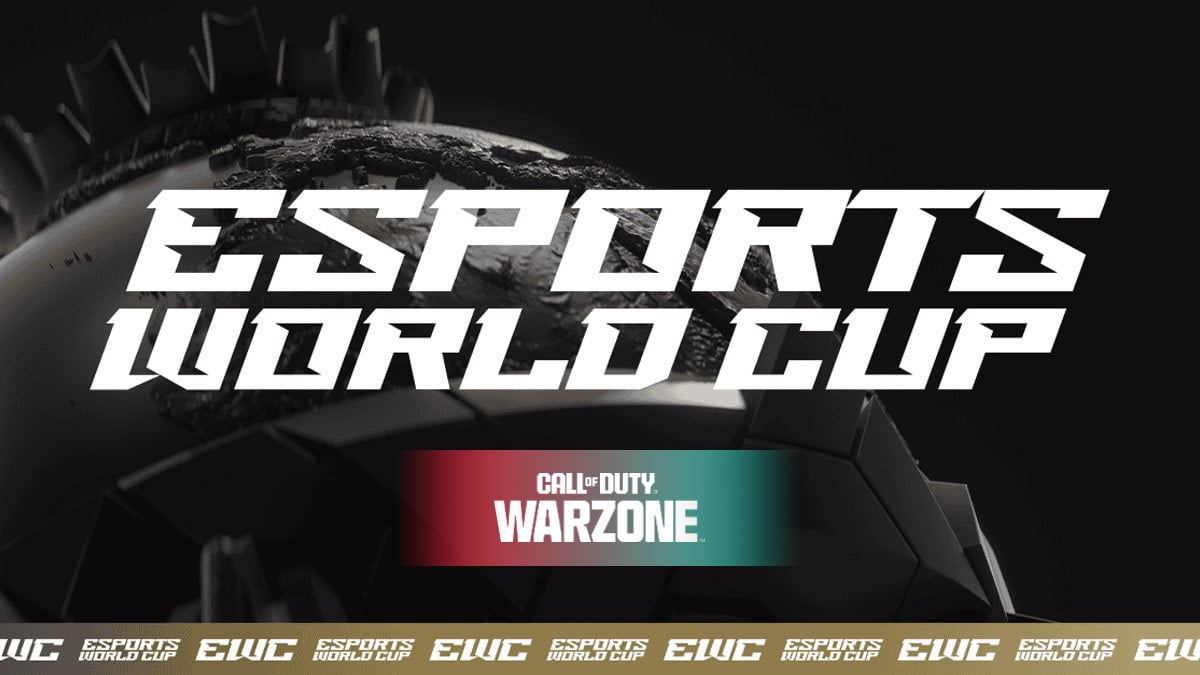 The Esports World Cup logo with the Call of Duty Warzone logo beneath.