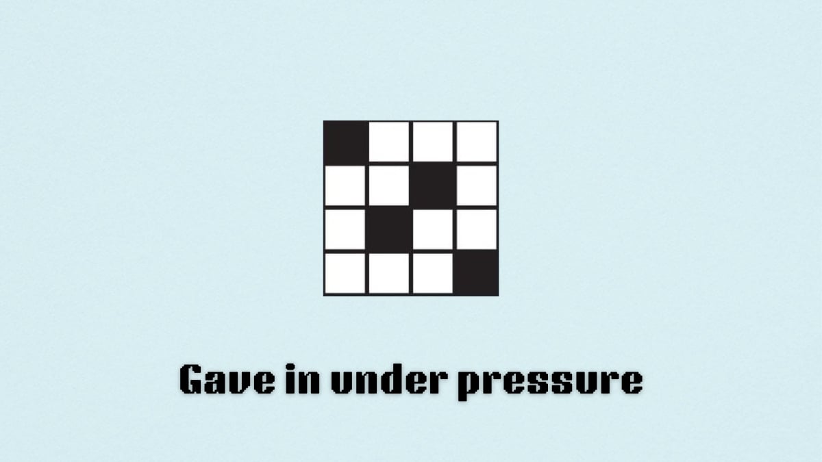 gave in under pressure nyt mini crossword july 17