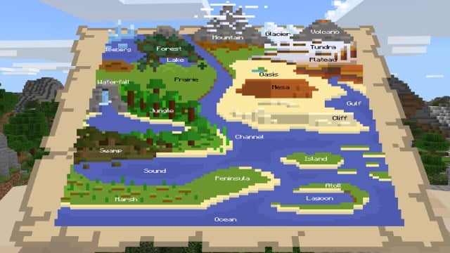 Minecraft map.