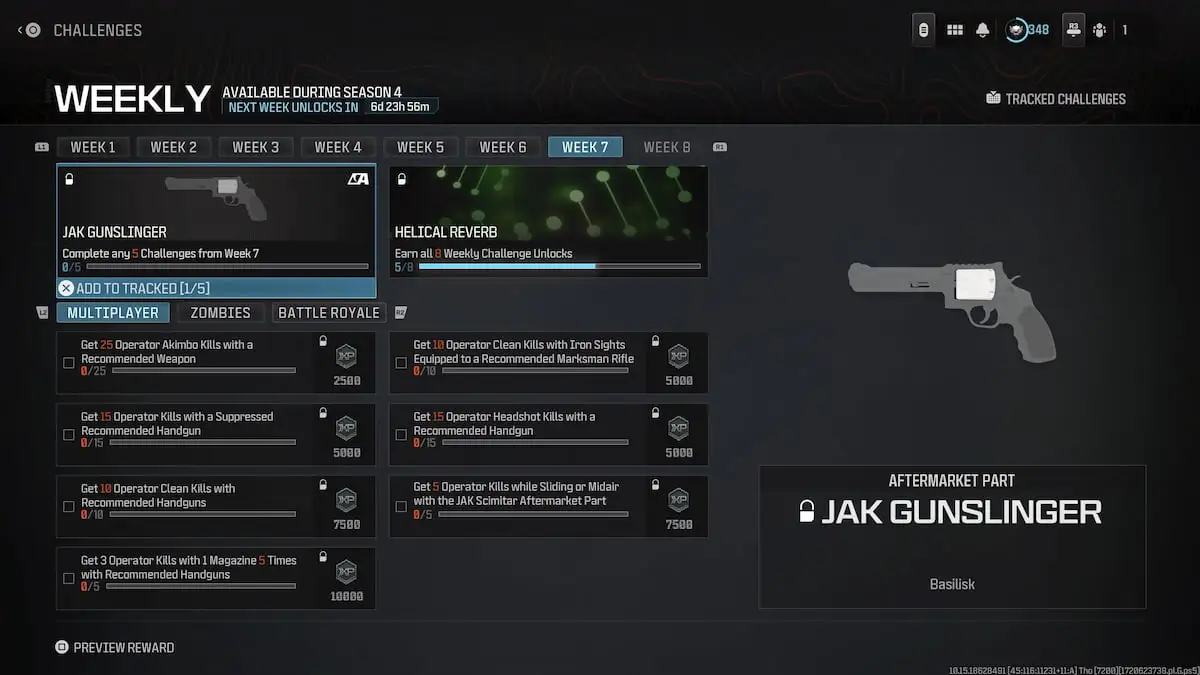 How to unlock the JAK Gunslinger in MW3 and Warzone