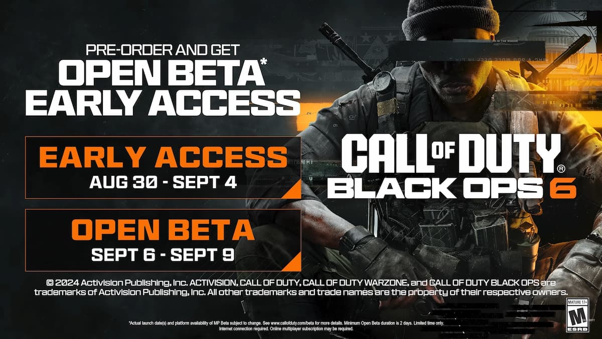 Call of Duty: Black Ops 6 beta dates confirmed by Xbox, Activision