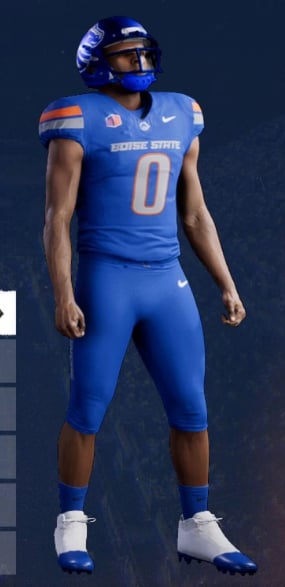 Boise State Broncos uniform in College Football 25