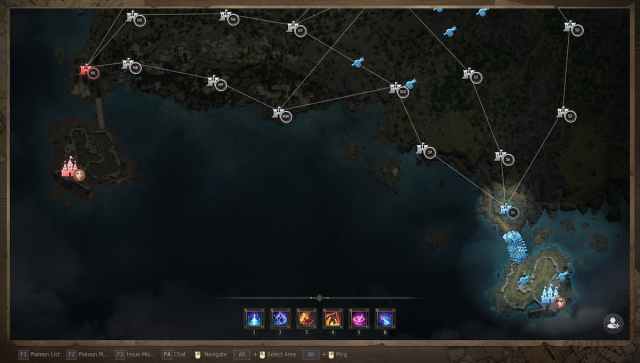 Map for War of the Roses in Black Desert Online