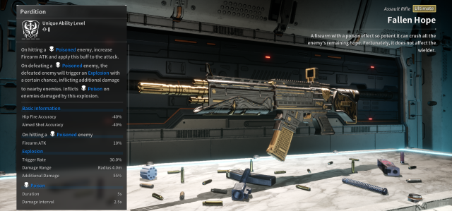 The Fallen Hope Ultimate assault rifle from The First Descendants.