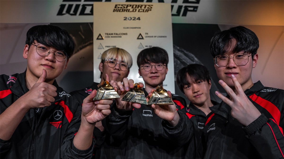 T1 claims EWC LoL honors in comeback win as records were broken—for all the wrong reasons