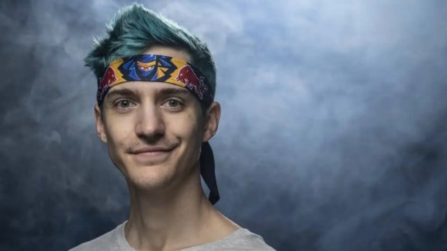Ninja with his iconic headband, looking at the viewer.