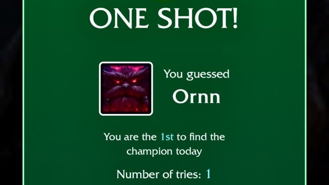 ornn loldle july 16 quote answer