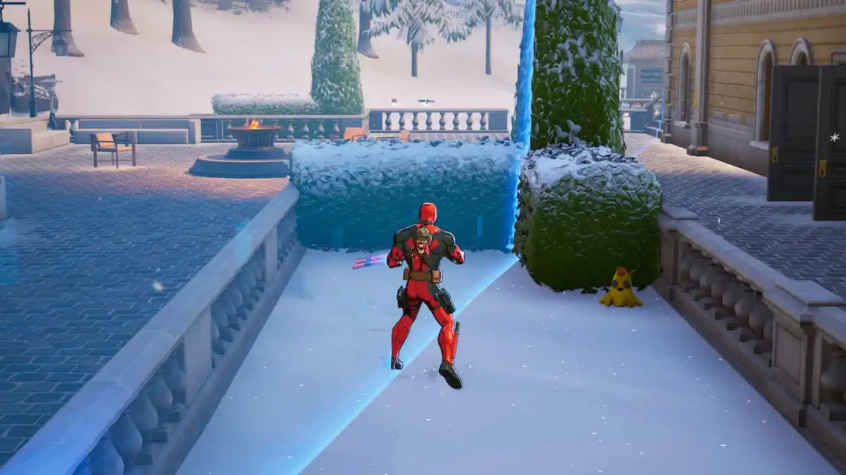 A Peely toy in Fortnite. 