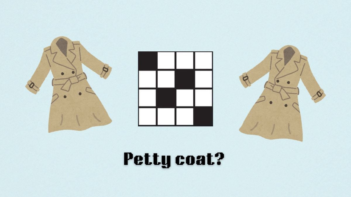 nyt mini clue for petty coat