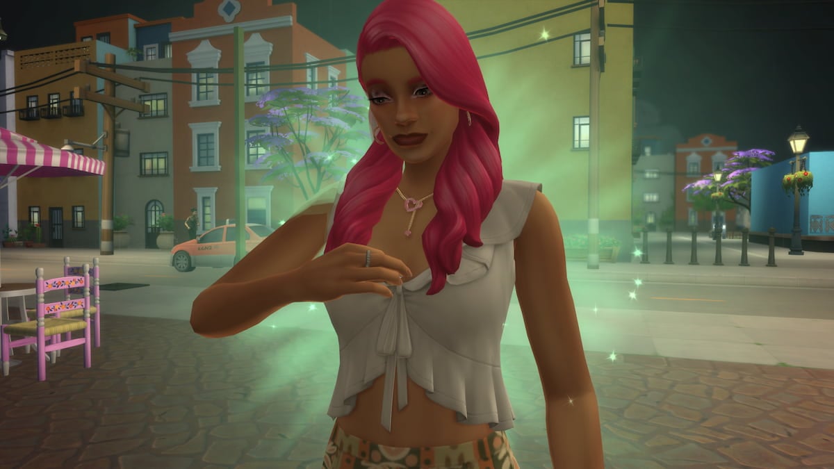 The Ring Rizz effect active in The Sims 4 Lovestruck.