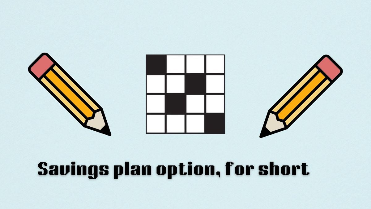 Savings plan option, for short NYT Crossword clue hints and answers