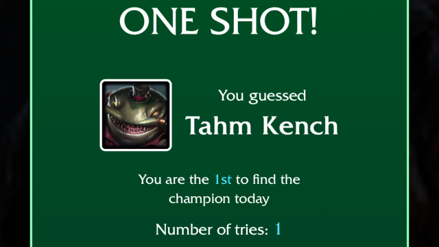 Tahm Kench answer loldle